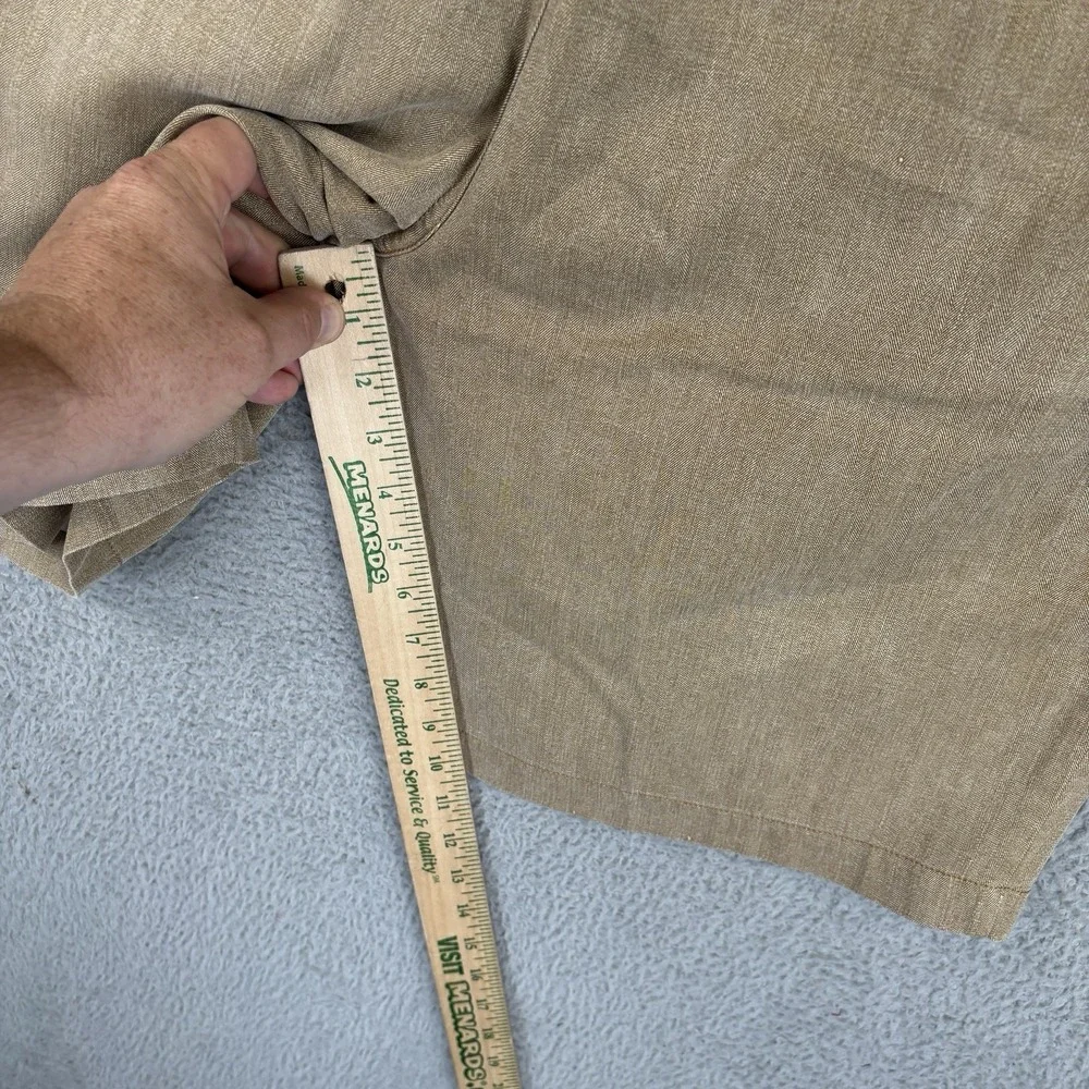 Tommy Bahama Shorts Mens 33 Beige Chino Silk Blend 10